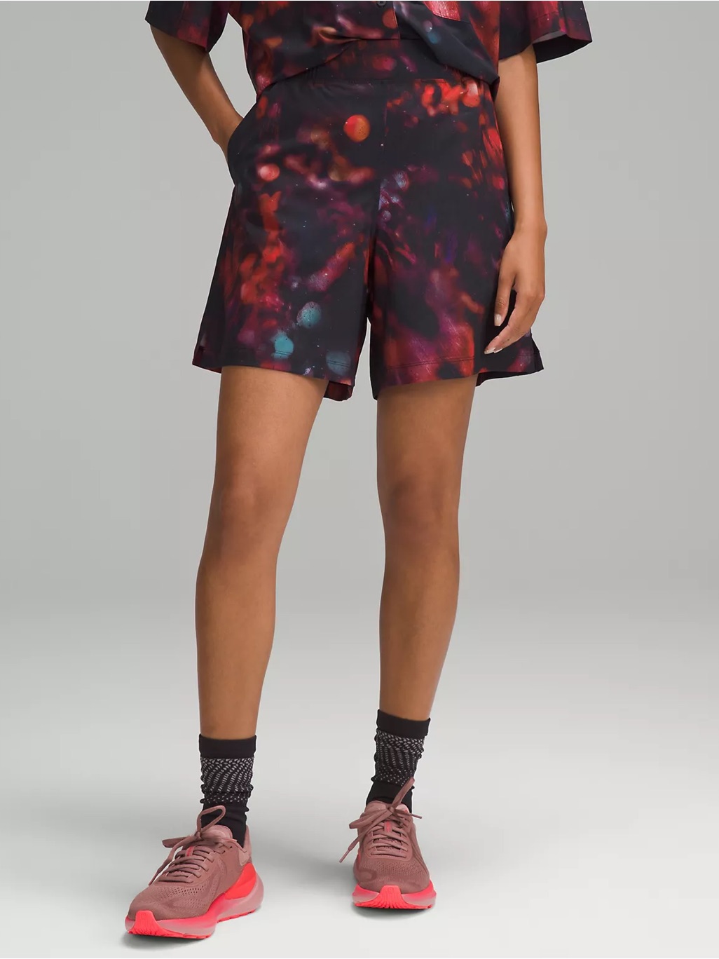 Lululemon Shorts Team Canada Swift High-Rise Short Print Size Xs